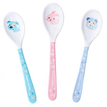 Canpol babies Melaminové lžičky 2 ks BUNNY & COMPANY