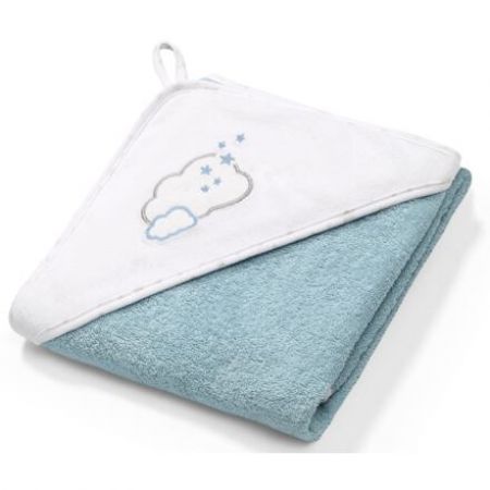 BabyOno Froté osuška s kapucí TAKE CARE modrá 76 cm