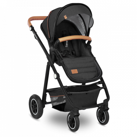 Kombinovaný kočárek Lionelo Amber 3v1 Varianta: grey graphite 105938