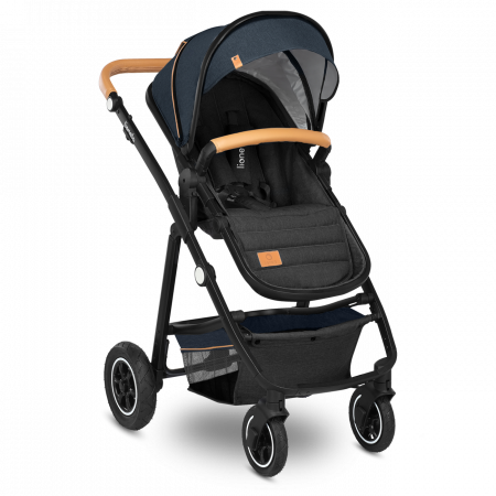 Kombinovaný kočárek Lionelo Amber 3v1 Varianta: blue navy 105940