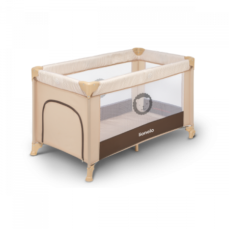 LIONELO Cestovní postýlka Adriaa - STEFI Varianta: beige chocolate 105607
