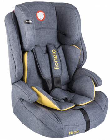 LIONELO Autosedačka 9-36 Kg NICO Varianta: Yellow 105558