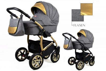 Kombinovaný kočárek Raf-pol Gold lux Varianta: Flaxen 105510