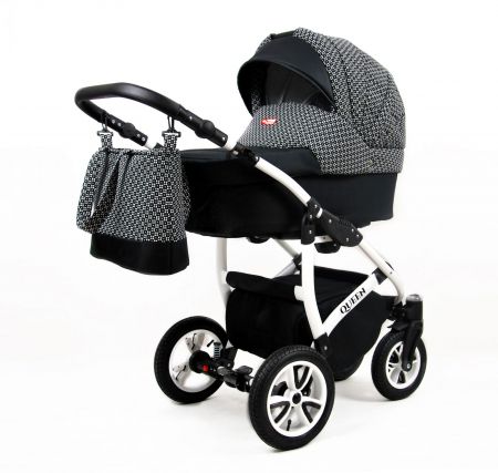 Kombinovaný kočárek Raf-pol Queen Varianta: Classic Black 105426