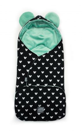 Floo for baby zavinovačka 2v1 s oušky Varianta: MIKI MINT 105348