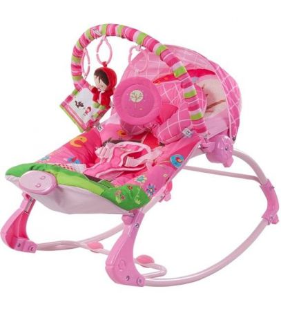 Sunbaby Dětské lehátko s vibracemi a hudebním centrem RK01, B04.010 Varianta: růžová holčička 100716