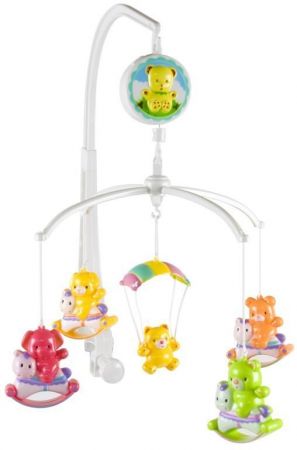 Sunbaby Kolotoč nad postýlku s plastovými hračkami Varianta: houpačky 5408 100417