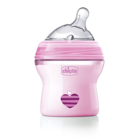 CHICCO Láhev kojenecká Natural Feeling 150 ml dívka 0m+