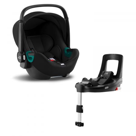 BRITAX Autosedačka Baby-Safe 3 i-Size Bundle Flex iSense, Space Black Varianta: Space Black