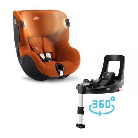 BRITAX Autosedačka Dualfix iSense Bundle Flex iSense, Golden Cognac Varianta: Golden Cognac