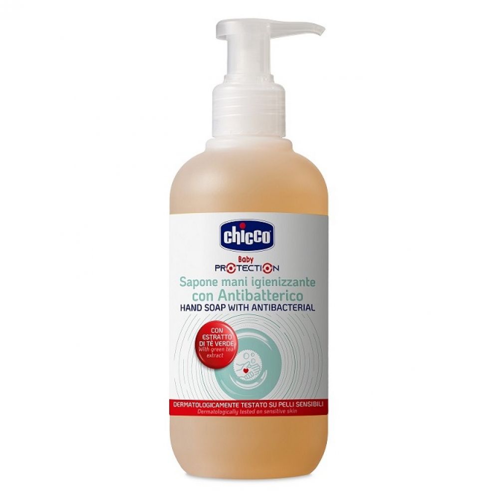 CHICCO Mýdlo tekuté antibakteriální s dávkovačem 250 ml