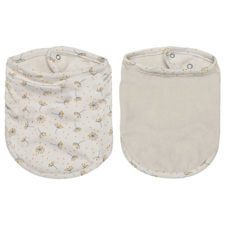 Bebe-Jou Bandana slintáček Bébé-jou Fabulous Wish Grey 2ks