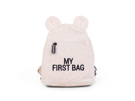 Childhome Dětský batoh My First Bag Teddy Off White