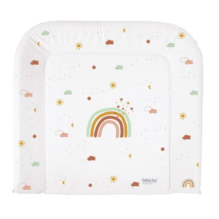 Bebe-Jou Přebalovaci podlozka třístranná Bébé-Jou Rainbow Sky,72x77cm Barva: zelené