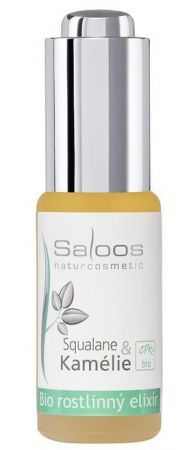 Bio rostlinný elixír Squalane & Kamélie 20ml, Saloos