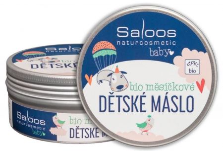 Šlehané Bio Měsíčkové dětské máslo 150ml, Saloos