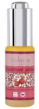 Bio regenerační obličejový olej Granátové jablko 20ml, Saloos