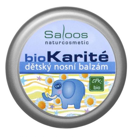 Bio Karité Dětský nosní balzám 19ml, Saloos