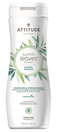 Přírodní šampón ATTITUDE Super leaves s detoxikačním účinkem - pro suché a poškozené vlasy 473ml