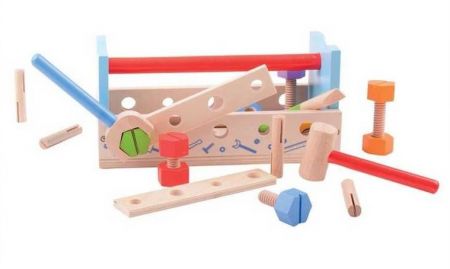 Ponk a přepravka na nářadí 2v1, Bigjigs Toys