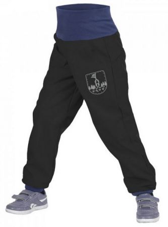 Unuo Batolecí softshellové kalhoty s fleecem Černé 98/104 SLIM