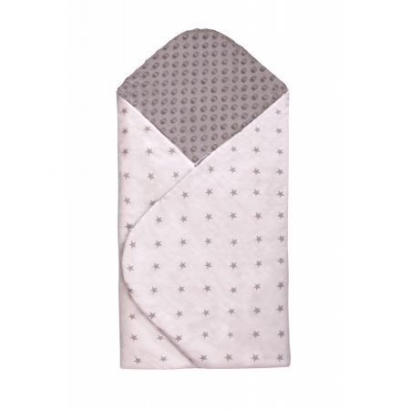 Rychlozavinovačka MINKY, white-grey/grey stars, T-tomi