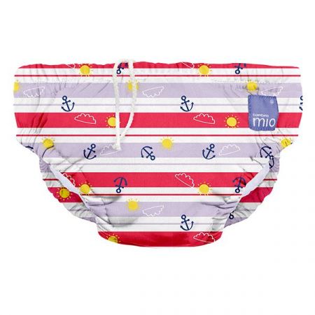 Bambino Mio Kojenecké plavky Anchors away vel.XL Barva: červené