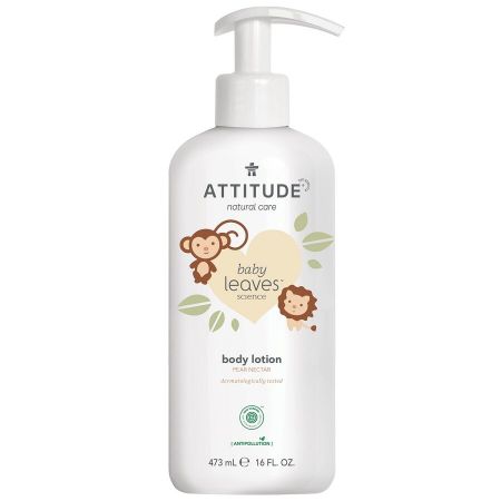 Dětské tělové mléko ATTITUDE Baby leaves s vůní hruškové šťávy 473ml