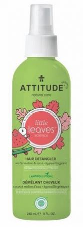 Sprej pro snadné rozčesávání dětských vlásků ATTITUDE Little leaves s vůní melounu a kokosu 240ml