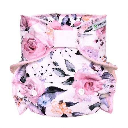 Kalhotková plena na suchý zip, roses, T-tomi