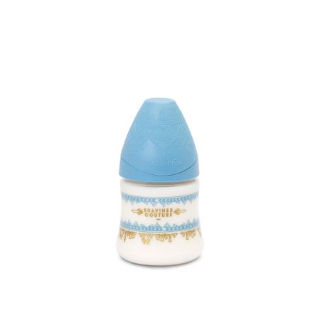 SUAVINEX | LÁHEV PREMIUM COUTURE 2018 150 ml SILIKON - SVĚTLE MODRÁ