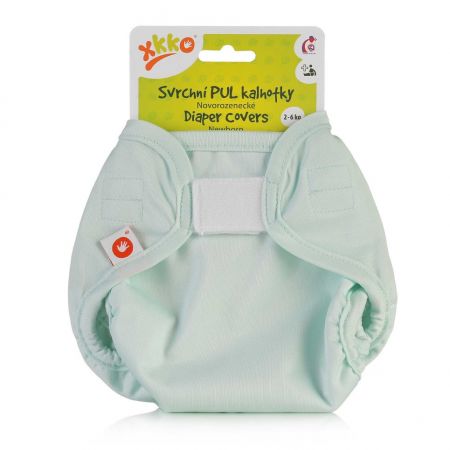 Svrchní PUL kalhotky XKKO Newborn Pastel Mint