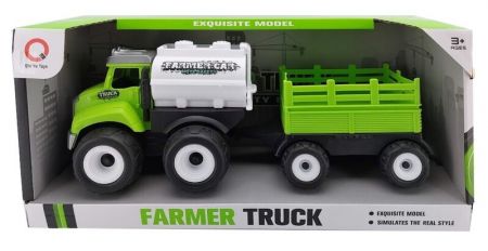 MEGA CREATIVE - Nákladní automobil s přívěsem Farmer Truck 30cm