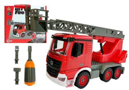 MEGA CREATIVE - Hasičské auto šroubovací sada 1:14