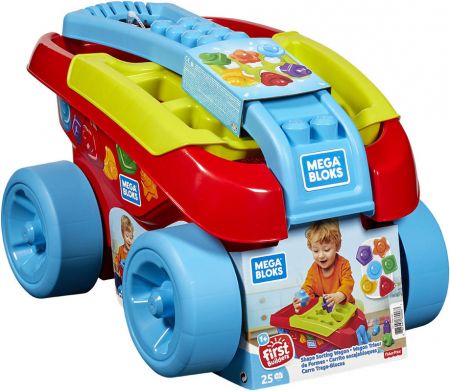 MATTEL - MEGA BLOKS Fisher Price ZÁBAVNÝ SBĚRAČ KOSTEK KLASIK