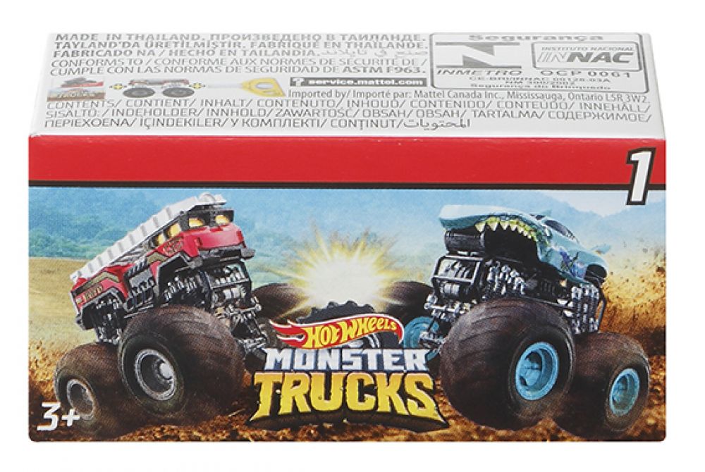 MATTEL - Hot Wheels Monster Truck Mini Auto, Mix Produktů
