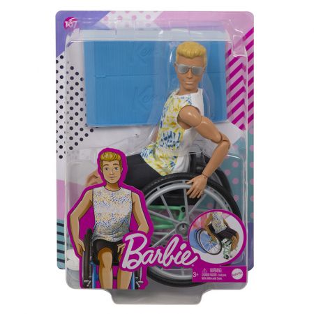 MATTEL - Barbie Model Ken Na Invalidním Vozíku