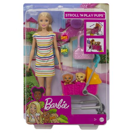 MATTEL - Barbie Panenka Na Vycházce S Pejskem