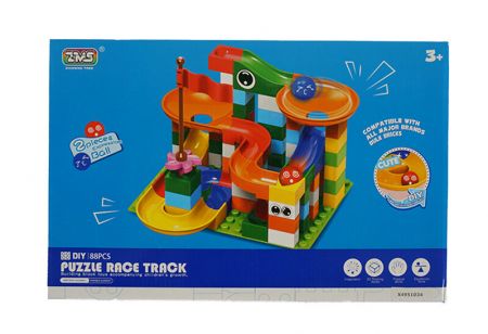MAC TOYS - Kostky - kuličková dráha 88ks