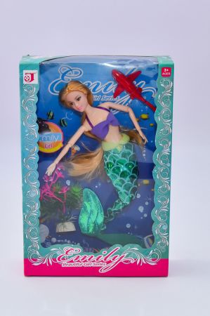 MAC TOYS - Panenka Emily - Mořská Panna - fialová