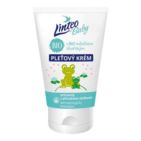 LINTEO - Dětský pleťový krém Baby s měsíčkem lékařským