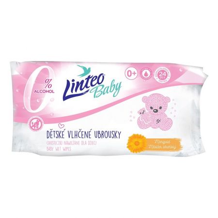 LINTEO - Dětské vlhčené ubrousky Baby 24 ks