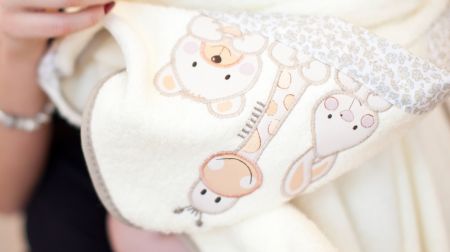 INTERBABY | Osuška froté KAMARÁDI - BÉŽOVÁ