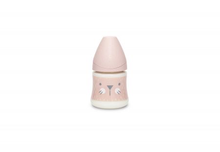 SUAVINEX | Premium láhev 150 ml S HYGGE vousky - růžová