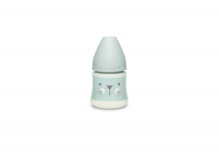 SUAVINEX | Premium láhev 150 ml S HYGGE vousky - zelená
