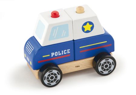 LAMPS - Dřevěná skládačka Policie