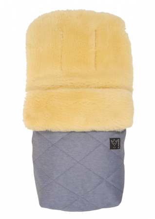 KAISER - Fusak NATURA Lammfell medizin - Denim Blue