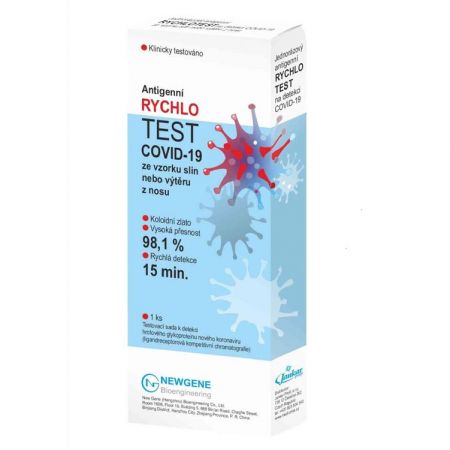 Newgene antigenní rychlotest COVID-19 univerzální ze slin nebo nosu 1ks