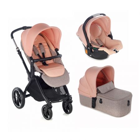 JANÉ - Kombinovaný kočárek KAWAI +MICRO-BB +KOOS ISIZE R1 Pale