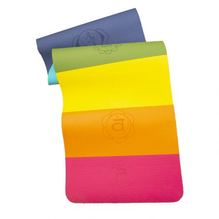 beUnik Rainbow Yoga Mat 180 x 61 x 0,6 cm